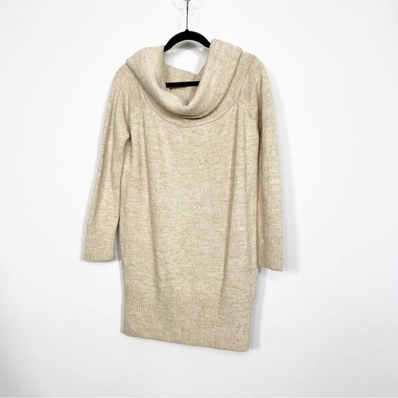 River Island Sweater Dress Tan Size 10 New - Picture 1 of 8